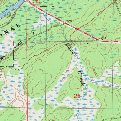 United States Geological Survey Scovils Lake, WI (1983, 24000-Scale) digital map