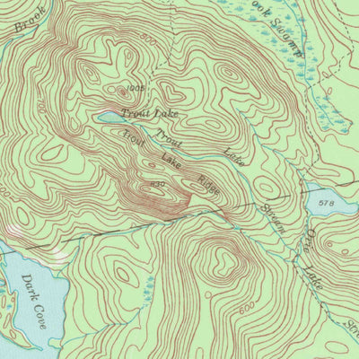 United States Geological Survey Scraggly Lake, ME (1941, 62500-Scale) digital map