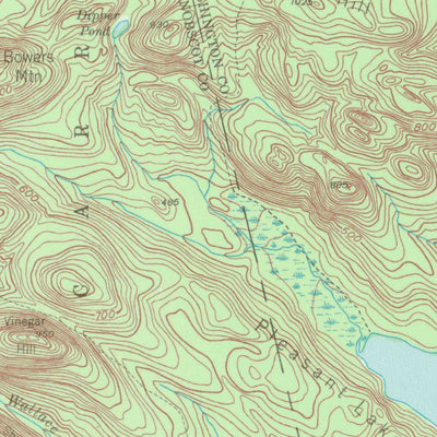 United States Geological Survey Scraggly Lake, ME (1941, 62500-Scale) digital map