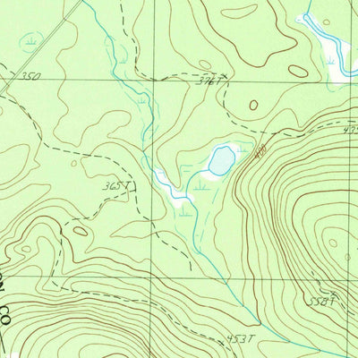 United States Geological Survey Scraggly Lake, ME (1988, 24000-Scale) digital map
