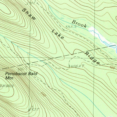 United States Geological Survey Scraggly Lake, ME (1988, 24000-Scale) digital map