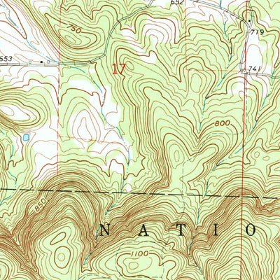 United States Geological Survey Scranton, AR (1961, 24000-Scale) digital map