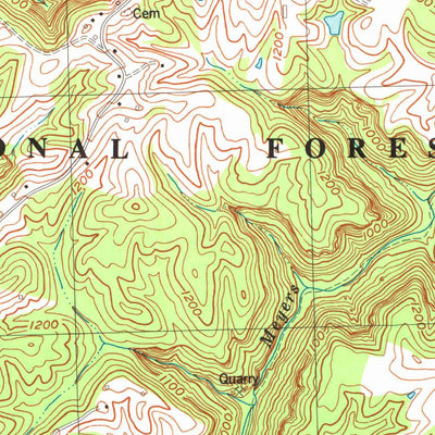 United States Geological Survey Scranton, KY (1979, 24000-Scale) digital map