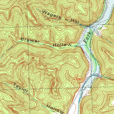 United States Geological Survey Scranton, KY (1979, 24000-Scale) digital map