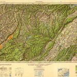 United States Geological Survey Scranton, PA-NY-NJ (1950, 250000-Scale) digital map