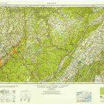 United States Geological Survey Scranton, PA-NY-NJ (1953, 250000-Scale) digital map