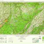 United States Geological Survey Scranton, PA-NY-NJ (1959, 250000-Scale) digital map