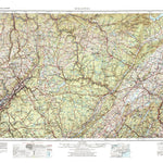 United States Geological Survey Scranton, PA-NY-NJ (1962, 250000-Scale) digital map