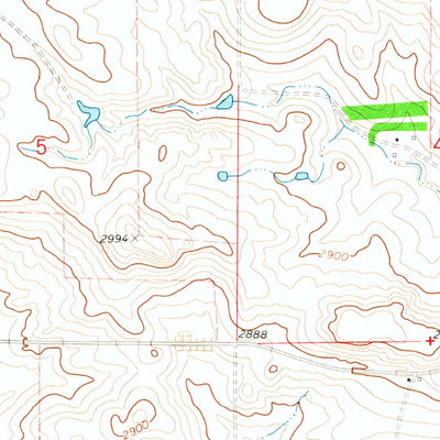 United States Geological Survey Scranton SW, ND (1973, 24000-Scale) digital map