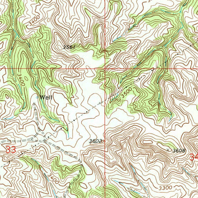 United States Geological Survey Scraper Coulee, MT (1972, 24000-Scale) digital map