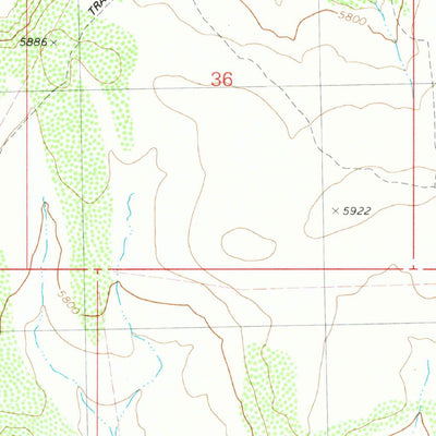 United States Geological Survey Scratch Canyon, AZ (1980, 24000-Scale) digital map