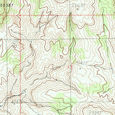 United States Geological Survey Scratch Post Butte, OR (1990, 24000-Scale) digital map