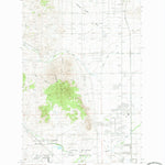 United States Geological Survey Scratchgravel Hills, MT (1985, 24000-Scale) digital map