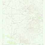 United States Geological Survey Screw Bean Draw West, TX (1973, 24000-Scale) digital map