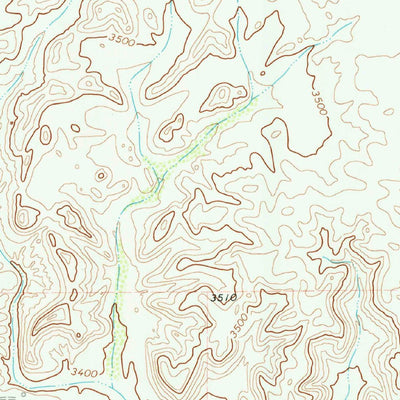 United States Geological Survey Screw Bean Draw West, TX (1973, 24000-Scale) digital map