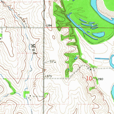 United States Geological Survey Scribner, NE (1966, 24000-Scale) digital map