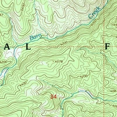 United States Geological Survey Scurvy Mountain, ID (1994, 24000-Scale) digital map