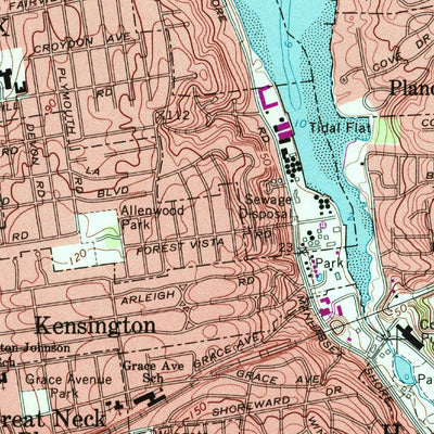 United States Geological Survey Sea Cliff, NY (1968, 24000-Scale) digital map