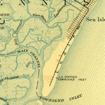 United States Geological Survey Sea Isle City, NJ (1894, 62500-Scale) digital map