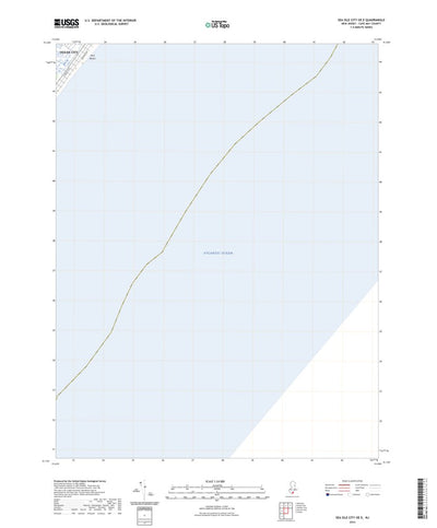 United States Geological Survey Sea Isle City OE E, NJ (2023, 24000-Scale) digital map