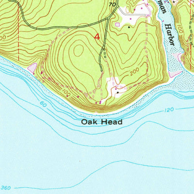 United States Geological Survey Seabeck, WA (1953, 24000-Scale) digital map