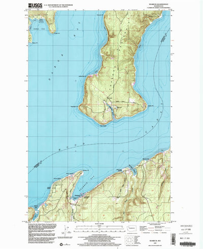 United States Geological Survey Seabeck, WA (1997, 24000-Scale) digital map