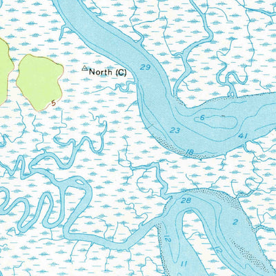 United States Geological Survey Seabrook, GA (1954, 24000-Scale) digital map
