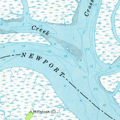 United States Geological Survey Seabrook, GA (1954, 24000-Scale) digital map