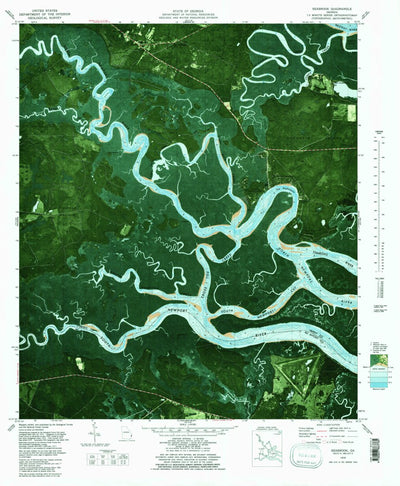 United States Geological Survey Seabrook, GA (1979, 24000-Scale) digital map