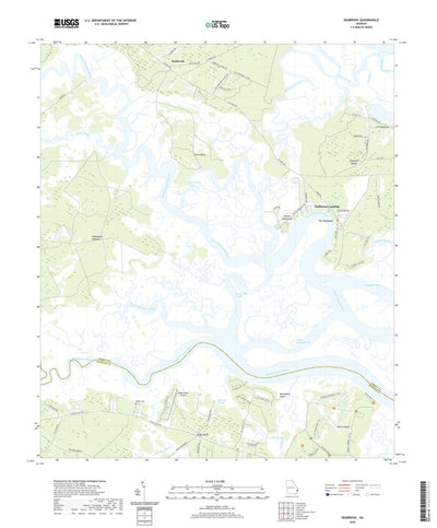 United States Geological Survey Seabrook, GA (2020, 24000-Scale) digital map