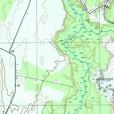 United States Geological Survey Seaford East, DE (1992, 24000-Scale) digital map