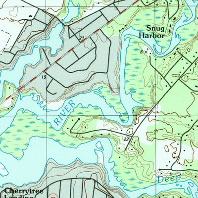 United States Geological Survey Seaford East, DE (1992, 24000-Scale) digital map