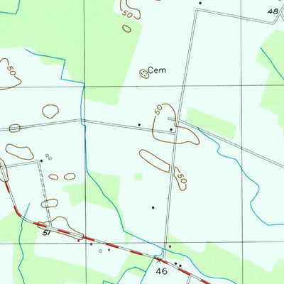 United States Geological Survey Seaford West, DE-MD (1955, 24000-Scale) digital map