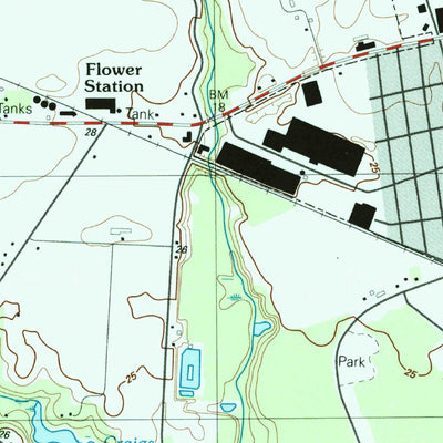 United States Geological Survey Seaford West, DE-MD (1992, 24000-Scale) digital map