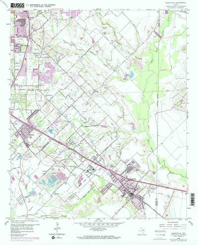United States Geological Survey Seagoville, TX (1959, 24000-Scale) digital map