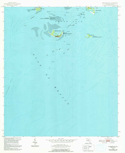 United States Geological Survey Seahorse Key, FL (1955, 24000-Scale) digital map