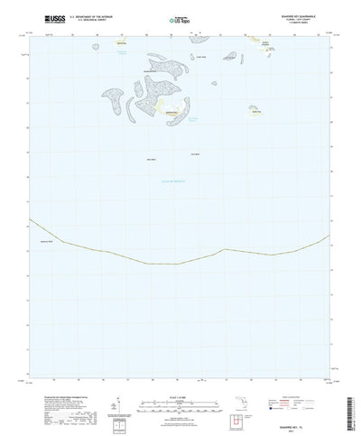 United States Geological Survey Seahorse Key, FL (2021, 24000-Scale) digital map