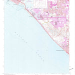 United States Geological Survey Seal Beach, CA (1965, 24000-Scale) digital map