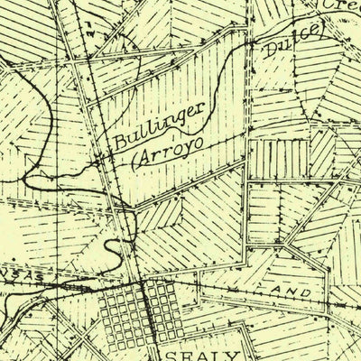 United States Geological Survey Sealy, TX (1956, 62500-Scale) digital map