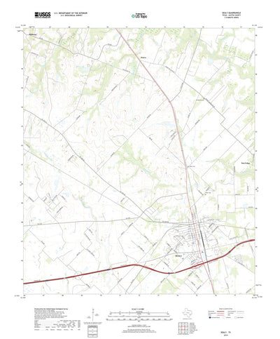 United States Geological Survey Sealy, TX (2019, 24000-Scale) digital map