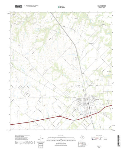 United States Geological Survey Sealy, TX (2022, 24000-Scale) digital map
