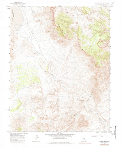 United States Geological Survey Seaman Wash, NV (1970, 24000-Scale) digital map