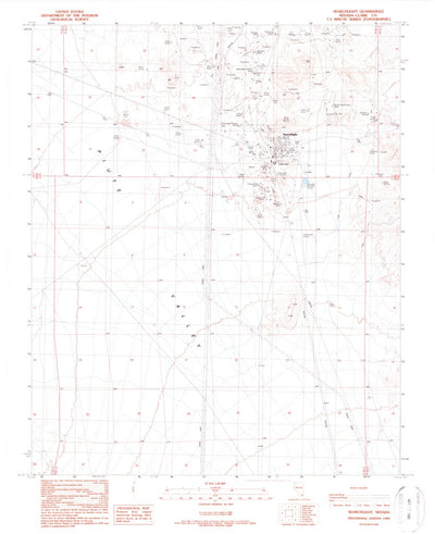 United States Geological Survey Searchlight, NV (1989, 24000-Scale) digital map