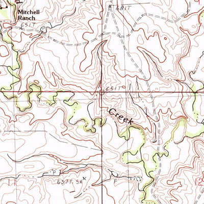 United States Geological Survey Sears Dam, SD (1982, 24000-Scale) digital map