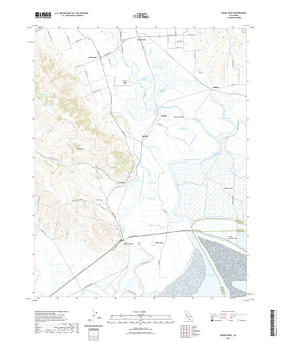 United States Geological Survey Sears Point, CA (2021, 24000-Scale) digital map