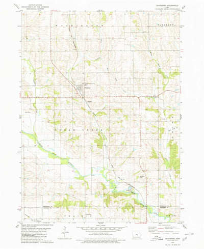 United States Geological Survey Searsboro, IA (1979, 24000-Scale) digital map
