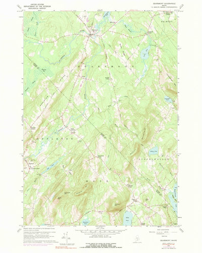 United States Geological Survey Searsmont, ME (1960, 24000-Scale) digital map