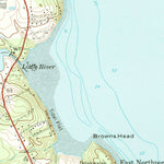United States Geological Survey Searsport, ME (1973, 24000-Scale) digital map