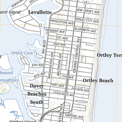United States Geological Survey Seaside Park, NJ (2023, 24000-Scale) digital map