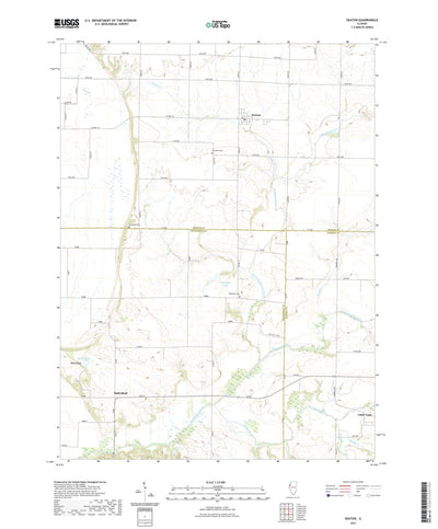 United States Geological Survey Seaton, IL (2021, 24000-Scale) digital map